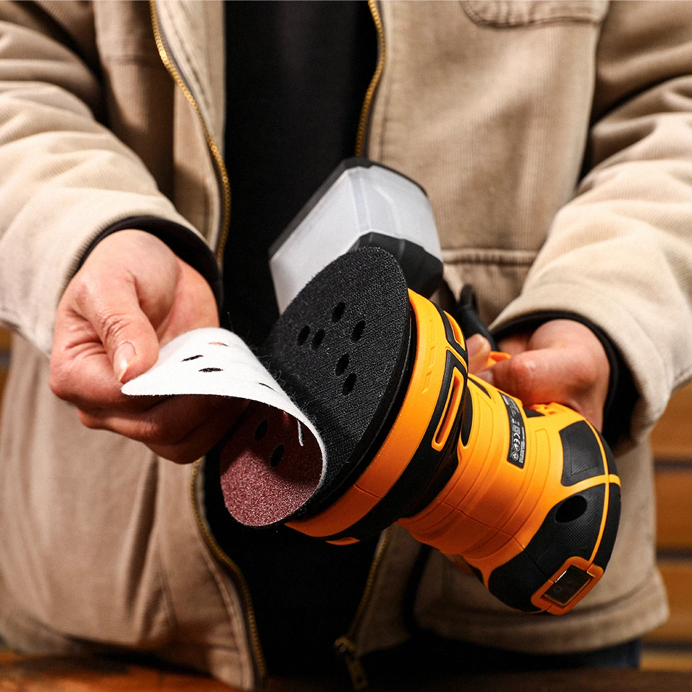 DEKO DKOS32XL125 320W Speed 14000pm Random Orbit Sander  Home DIY Carpenter Strong Dust Collection Polisher 5