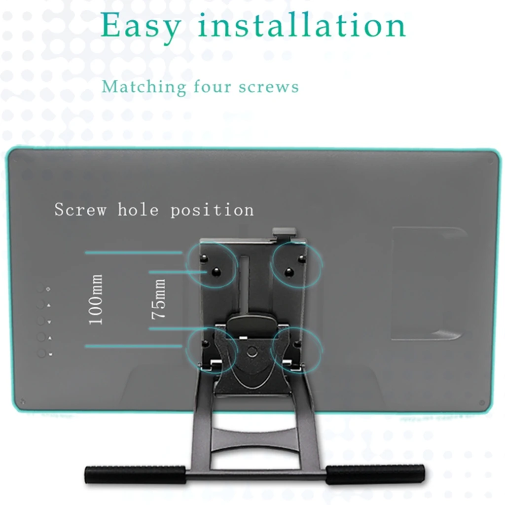 Suporte de Metal Suporte Dedicado Montagem para Wacom 1327 Dth167 Dtk1661 Dtk1651 Dtk-1660 Ajustável Tablet Stand - Imagem 2