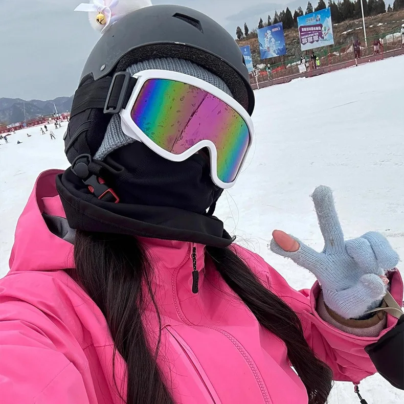 남녀공용 스키 스노보드 고글 안티포그 UV 차단 방풍 사이클링 오토바이 안경 스노우 스포츠 액세서리