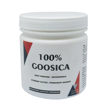 Crema per tatuaggi per sopracciglia Goosica al 100% prima del trucco permanente Microblading Piercing Viso Bellezza Procedimento ausiliario 500g