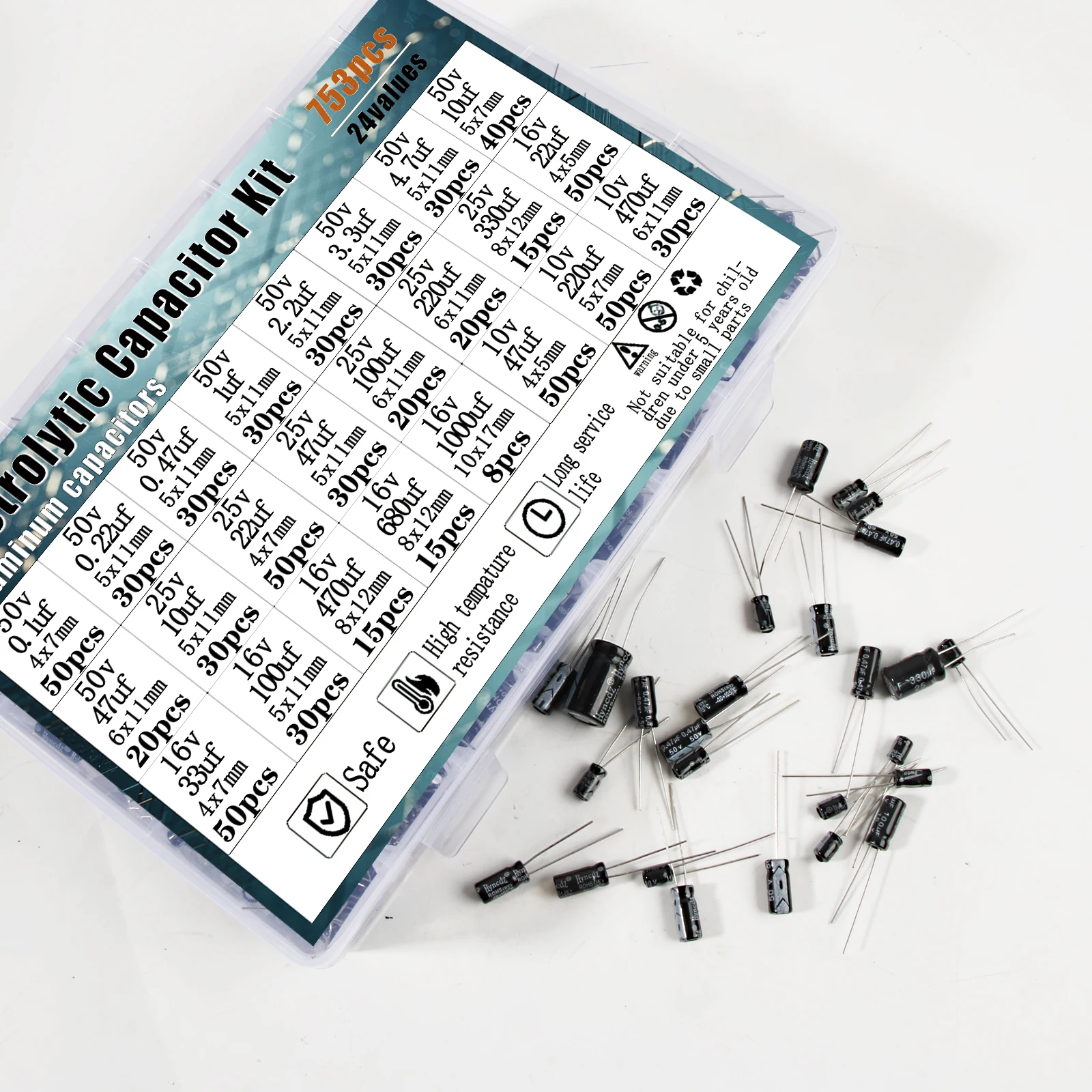 Condensatore Elettrolitico Thomsen 10 Mm 1000 µF 200 V/DC 20 %   X A 30 Mm X 40 Mm 1 Pz Snap In 6006994 - Foto 10