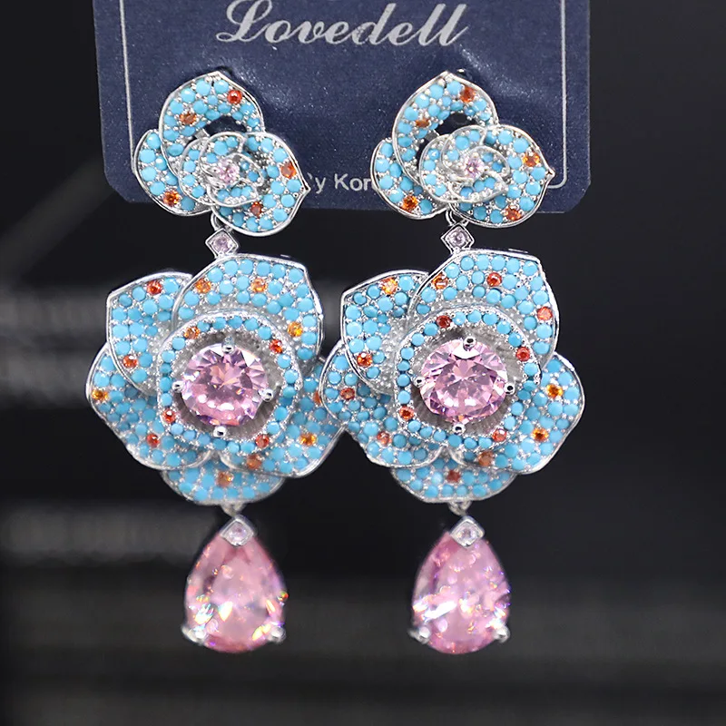 ふっちページ／イヤリング６点 008 アーガイル柄 ビーズステッチ ピアス イヤリング 小ぶり