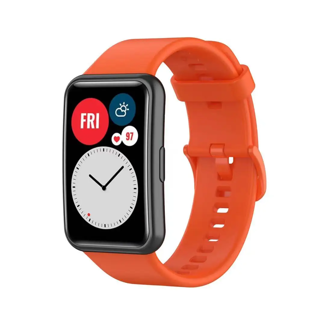 Silicone Sports Strap for Smartwatch - Breathable & Comfortable Wristband
