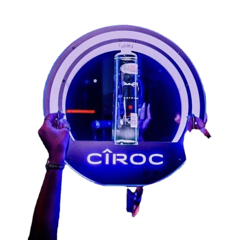 

Exhibición de botella de champán CIROC para club nocturno LOUNGE BARCD