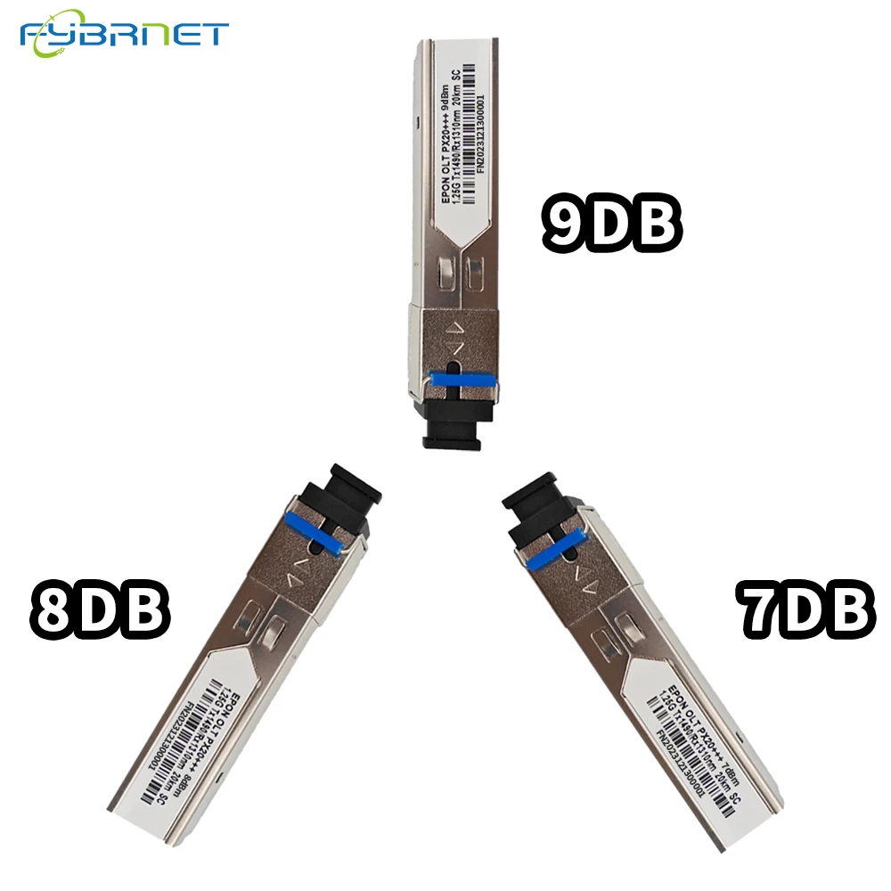 EPON PX20+++ 20KM 1.25G 광섬유 PON 모듈 7/8/9db SC 포트 fibra 모듈 BDCOM TPLINK Ubiquiti HIOSO VSOL과 호환 가능