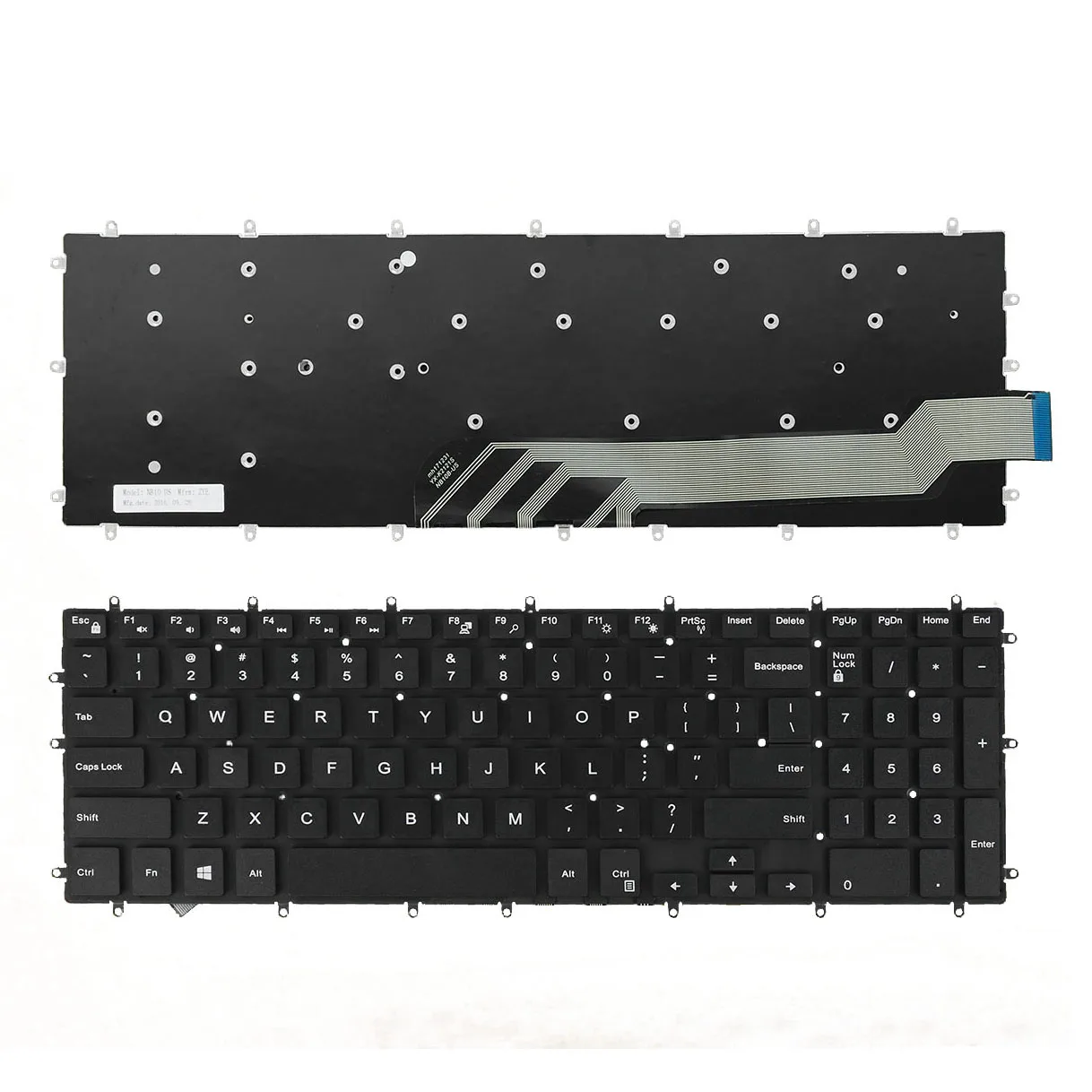 Новинка для Dell Inspiron 15 5565 5567 5570 5575 7566 7567 клавиатура US |