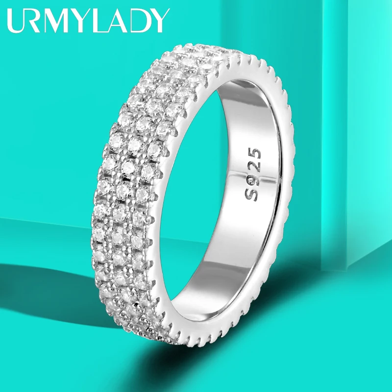 Shop LC - Anillo De Compromiso De Moissanita Para Mujer