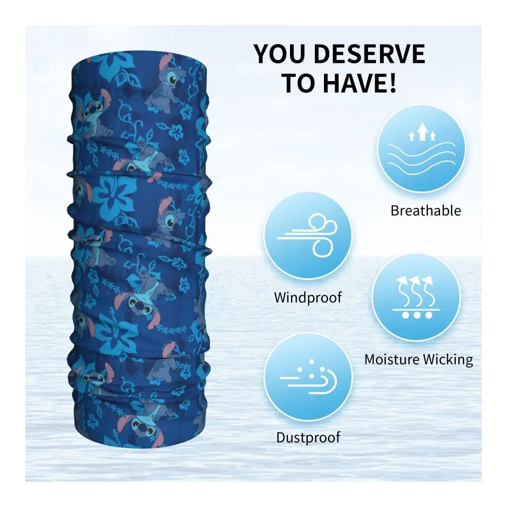 Description Picture 3 of itemCustom Stitch Winter Headband Neck Warmer Men Women Ski Running Tube Scarf Face Bandana Gaiter