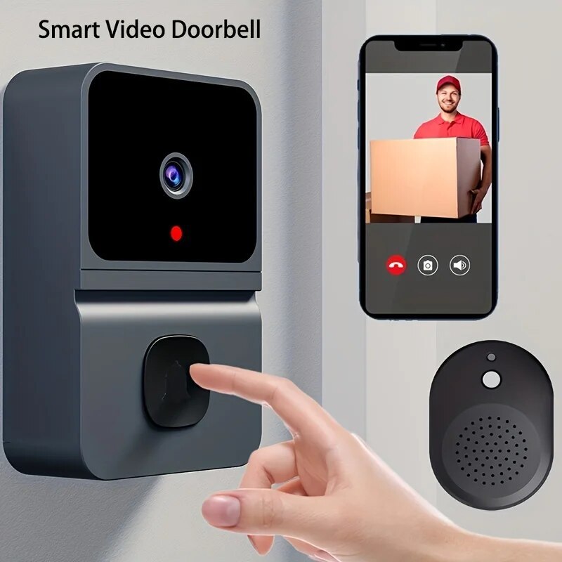  Wireless Doorbell WiFi Outdoor HD Camera Security Door Bell Night Vision Video Intercom Voice Change Home Monitor Door For Phone 