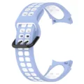 Light blue and white
