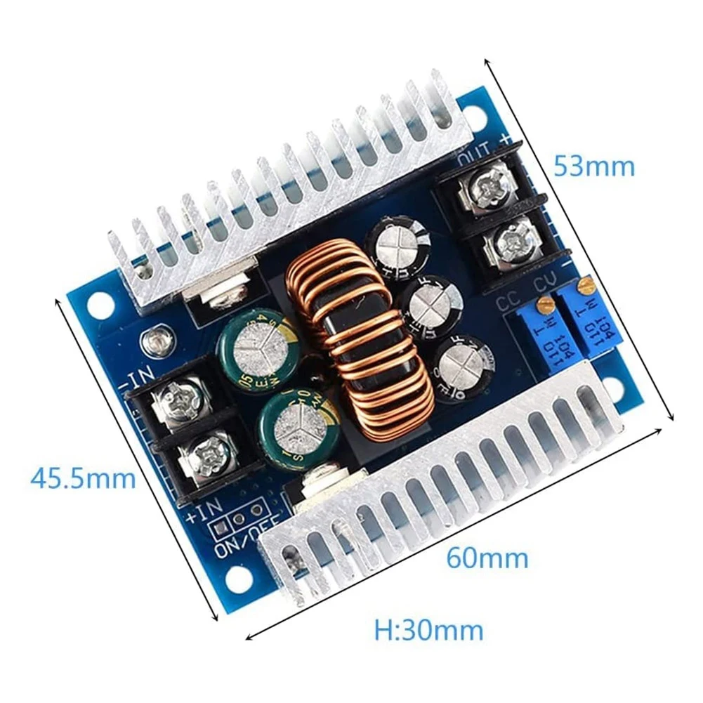 Step Down 300W 20A Module Buck Converter CC CV DC Power Supply Module 6V-40V to 1.2V-35V Voltage Regulator Reducer 4V 5V XY