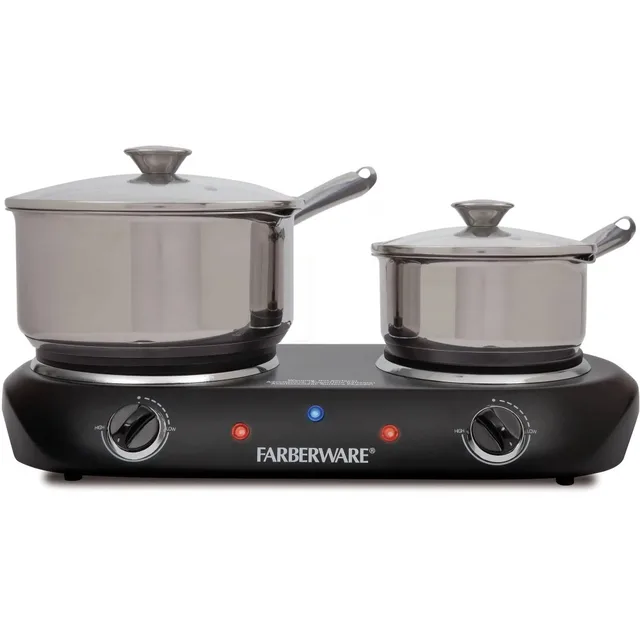 Discover the Versatility of the Farberware Royalty 1800 W Double Burner Black Electric Cooktop Excellent product recommendation