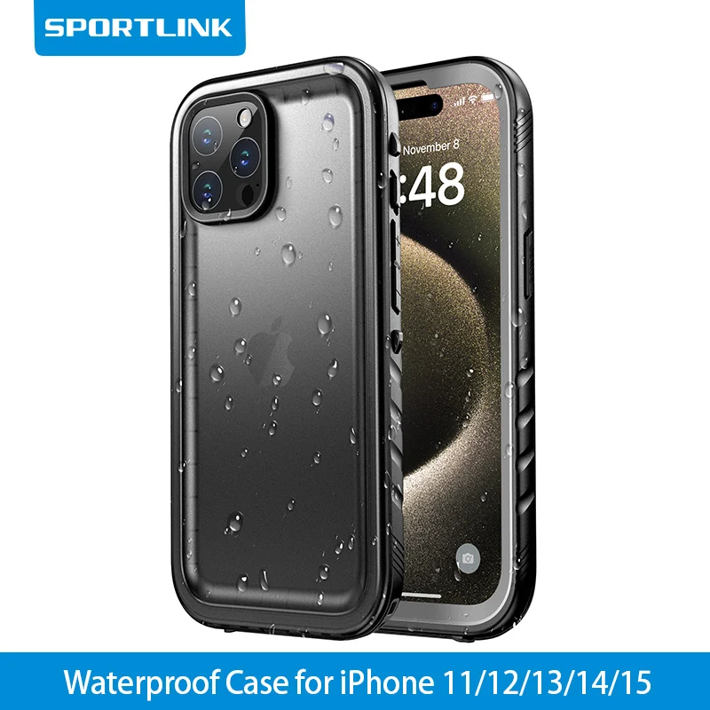 SPORTLINKWaterproofCaseForiPhone1411121315ProMaxSwimming