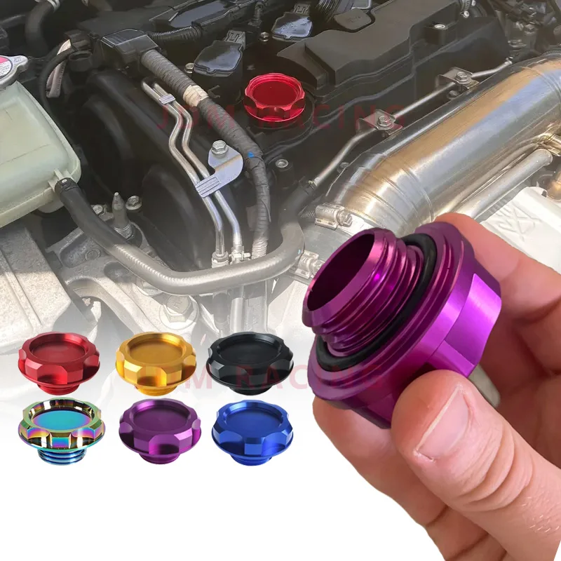1Pc Car Engine Oil Cap Aluminum Radiator Fuel Filler Tank Cover Fit Honda Civic City Accord CR-V XR-V Vezel oil fuel cap,fuel tank cover,radiator cap,fuel tank cap