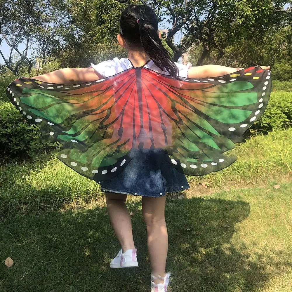 Costume Dress Performance Props Party & Holiday DIY Decorations Butterfly Wings Cape Fairy Wing Shoulder Straps Butterfly Wings