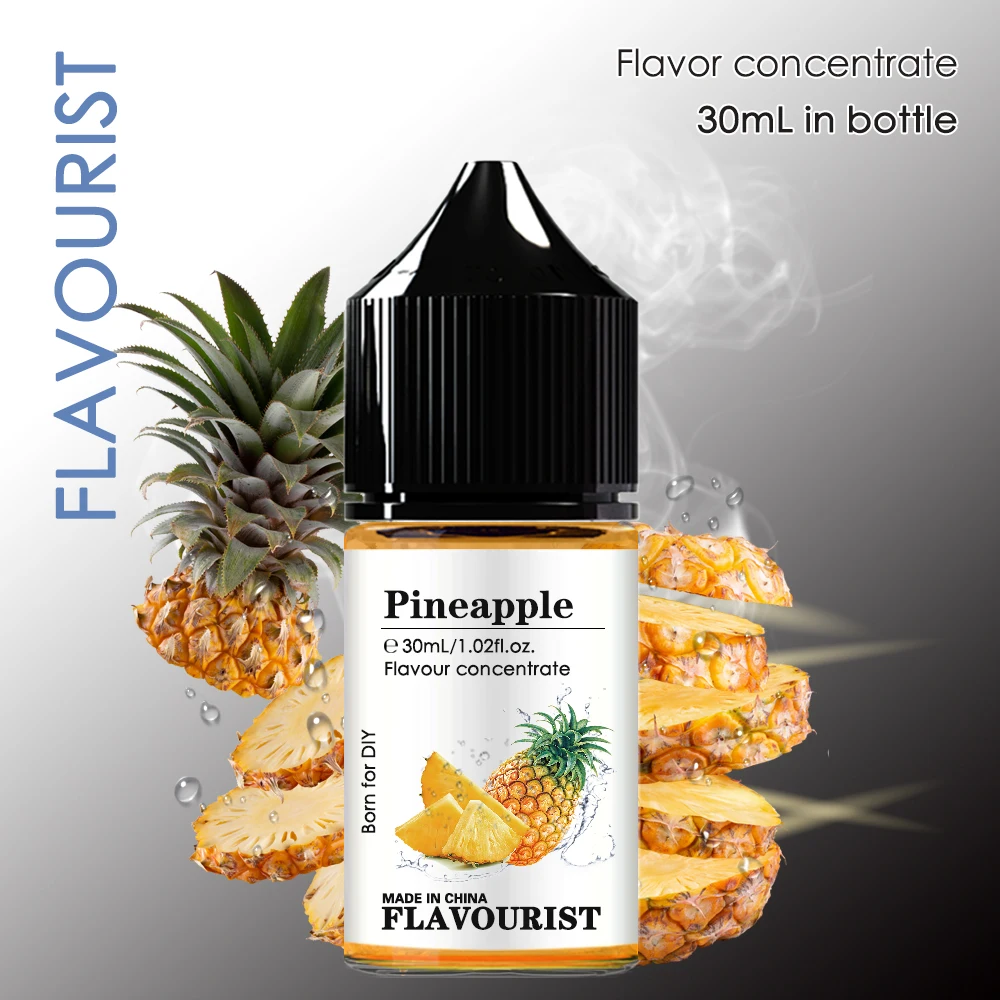 Pineapple Flavor Aroma Water Solubility Flavour Concentrate Tropical Fruit Flavored Taste Essence oil