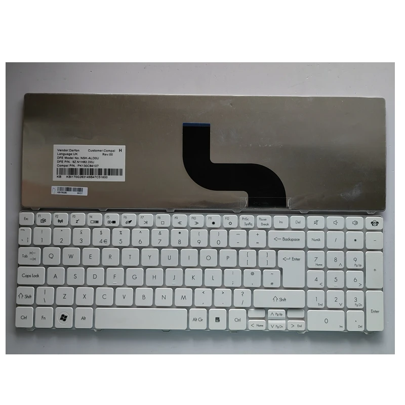 

Клавиатура для ноутбука, для Gateway NV52 NV53 NV54 NV78 NV79 NV56 NV58 NV59, LJ61 LJ63 LJ65 LJ67 LJ71 LJ73 LJ75 TJ61