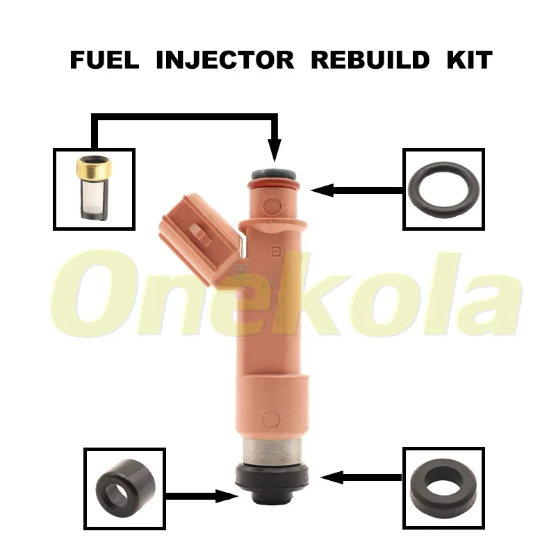 Fuel Injector Seal O-Ring Kit Seals Filters for 12-16 Toyota Scion Prius XA XB 23250-21090 23250-21091