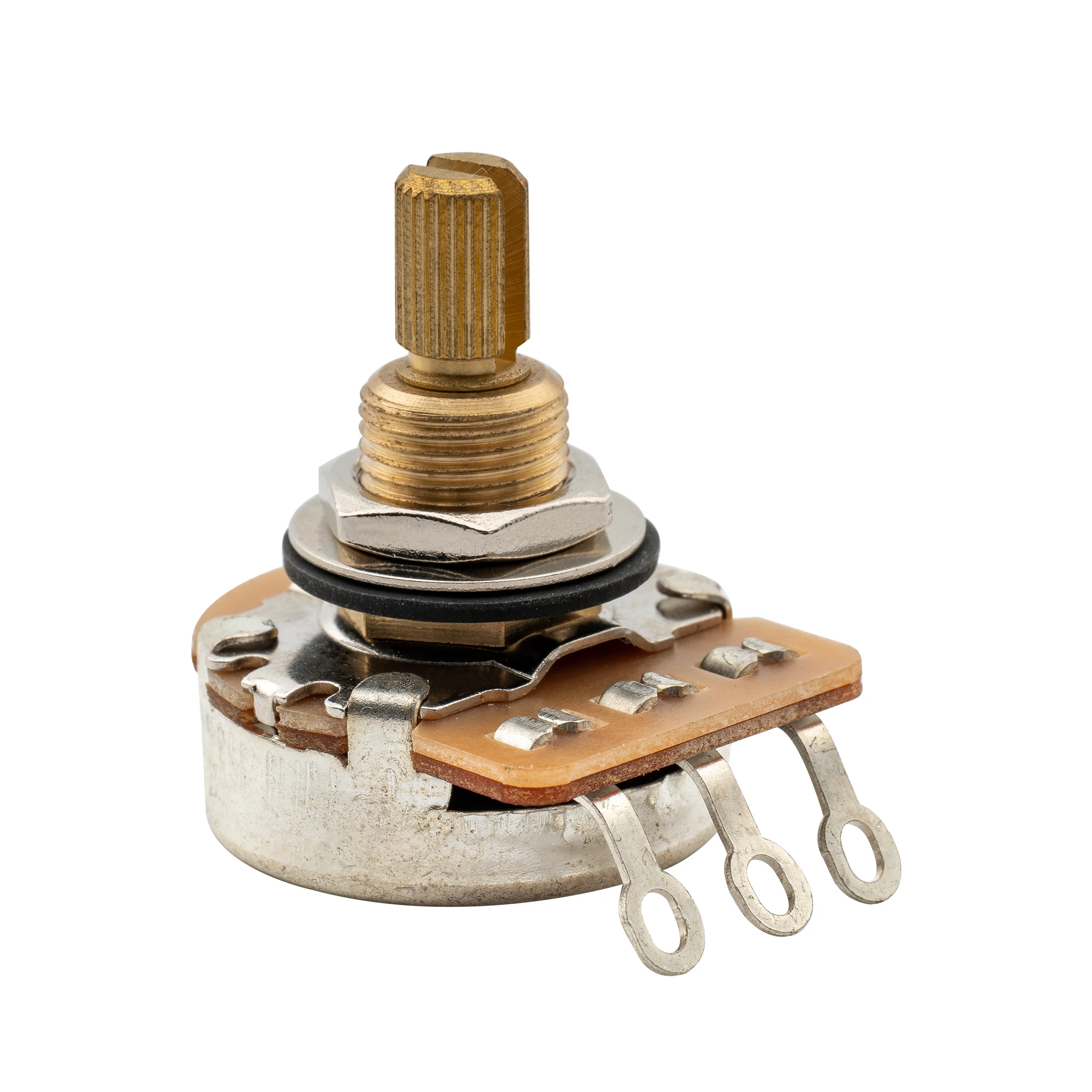 Musiclily Pro HD Full Brass Inch Size Fine 24-Spline Split Shaft Pot ...