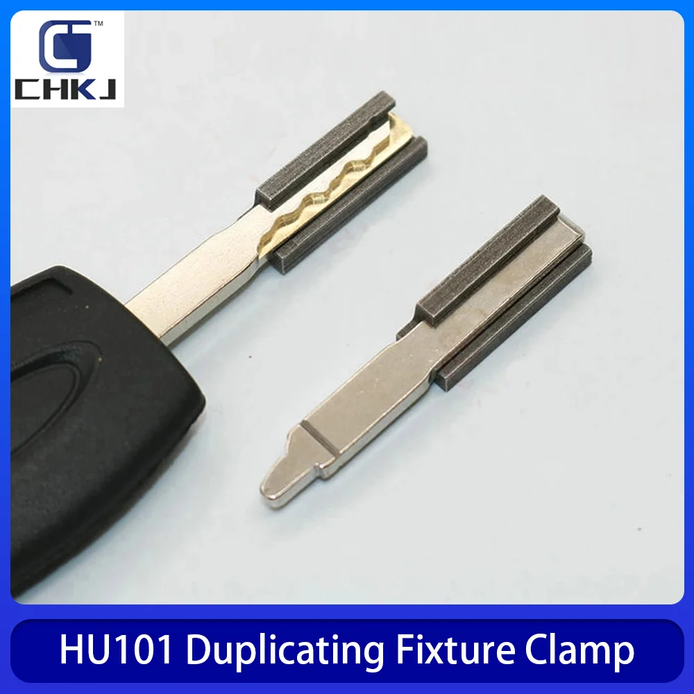 

CHKJ 2PCS/Lot HU101 Duplicating Fixture Clamp For Ford Focus Key Cutter Machine Parts Key Blank Key Cutting Machine Accessories