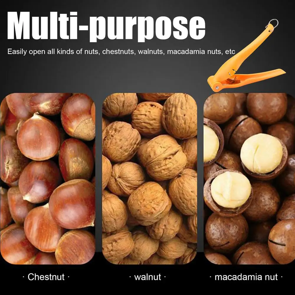 Description Picture 5 of itemPortable Stainless Steel + ABS Chestnut Opener Kitchen Accessory Chestnut Cracker Opener Chestnut Nut Sheller With safety lock