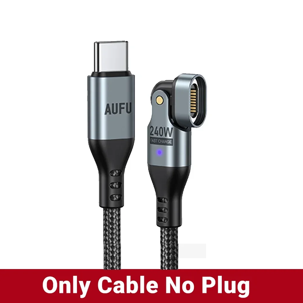 ตัวเลือกสินค้า สายชาร์จแม่เหล็ก USB-C 240W ชาร์จเร็วสำหรับ iPhone และ MacBook