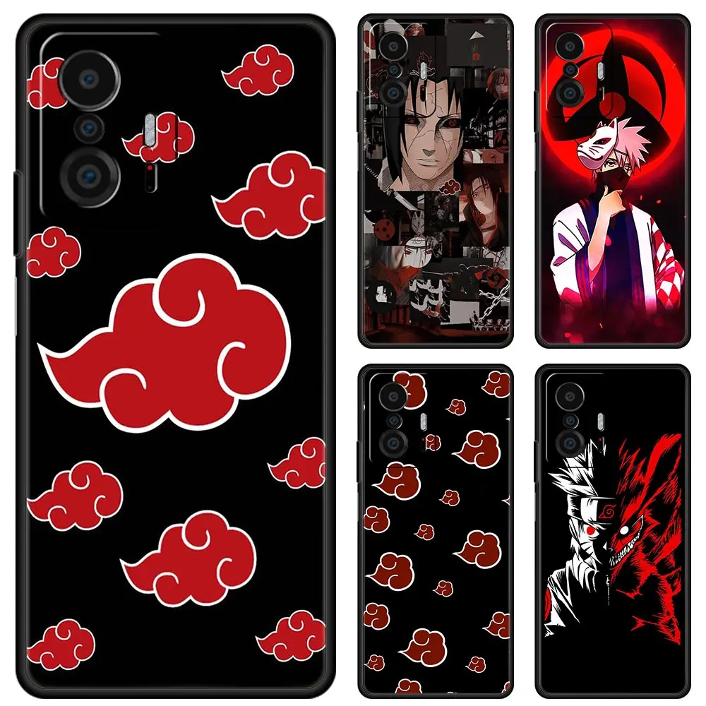 Мягкий чехол для телефона Xiaomi Mi 11 10T Poco X3 NFC Note 10 Pro Lite 9T CC9 11T F3 M3 с аниме Акацуки