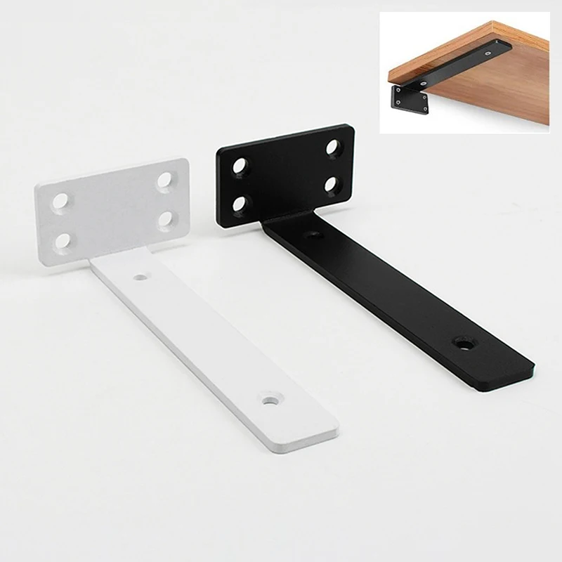 Heavy Duty Cast Iron Shelves Brackets Floating Shelf Brackets 4MM Thicked Invisible L For Shelves Support shelf support folding shelf bracket shelf bracket