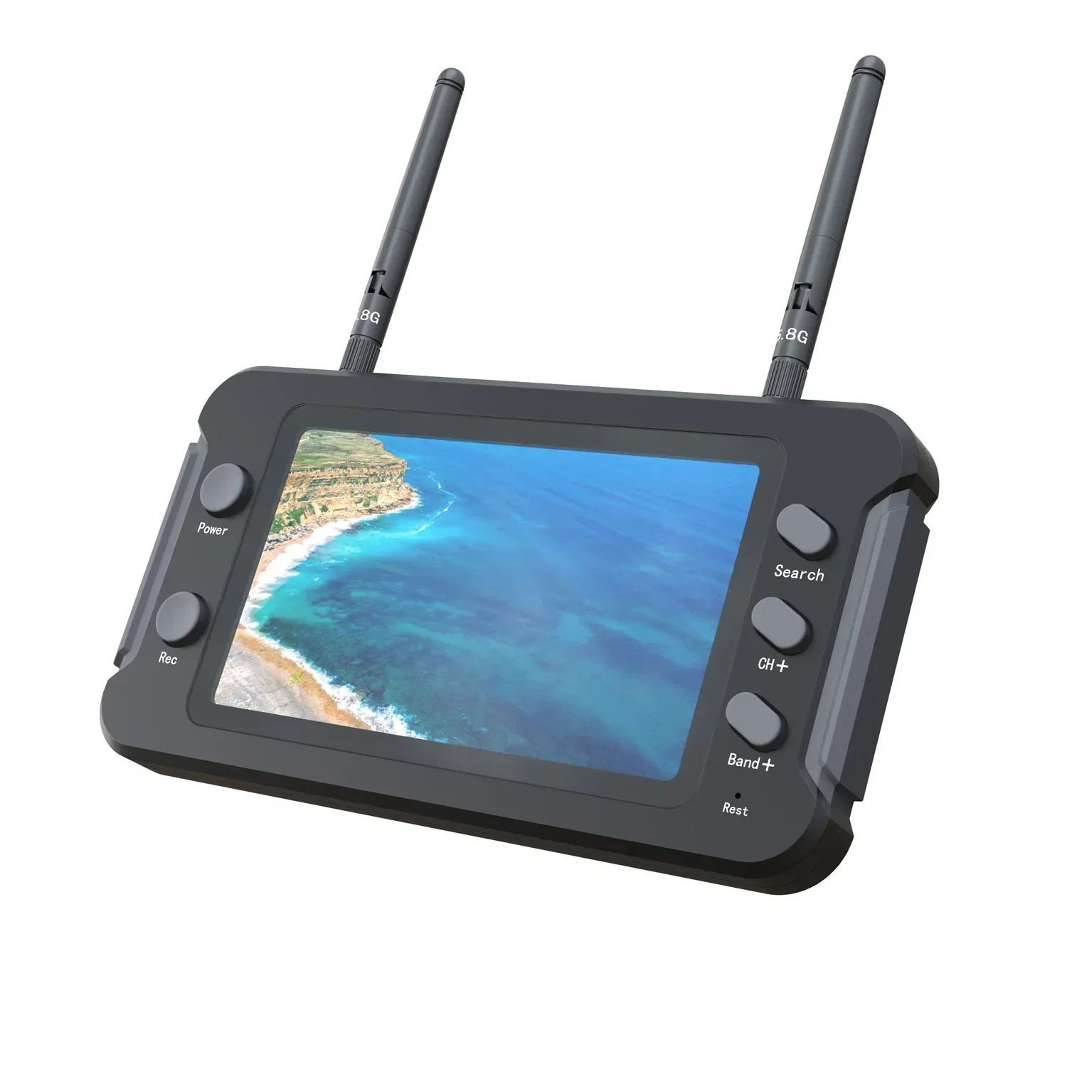 5,8G FPV монитор с DVR 40CH 4,3 дюймов ЖК-дисплей 16:9 NTSC/PAL автоматический поиск видео запись для RC FPV Дрон Квадрокоптер
