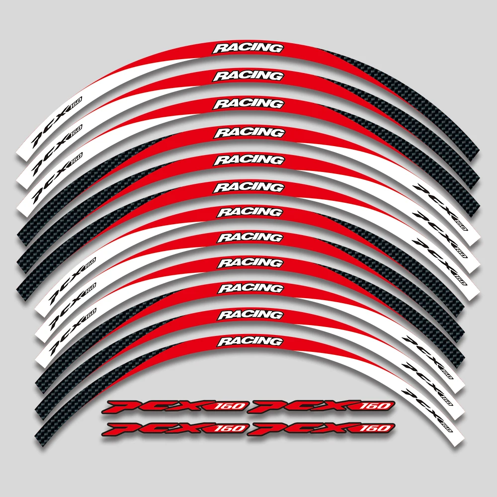 

Аксессуары для мотоциклов, наклейка на колесо, Светоотражающая полоса, обод, колеса, водонепроницаемые декоративные наклейки, Набор для Honda PCX160 pcx 160