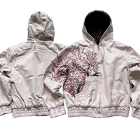 Y2K Street New Fashion Oversized Embroidered Sweater Hoodie Men Harajuku Vintage Hip Hop Popular Casual Sports Hooded Sweatshirt