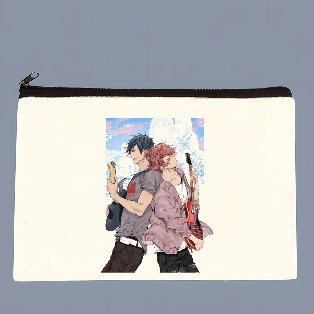 Female fabric small coin purse mini clutch bag cute Korean canvas key case