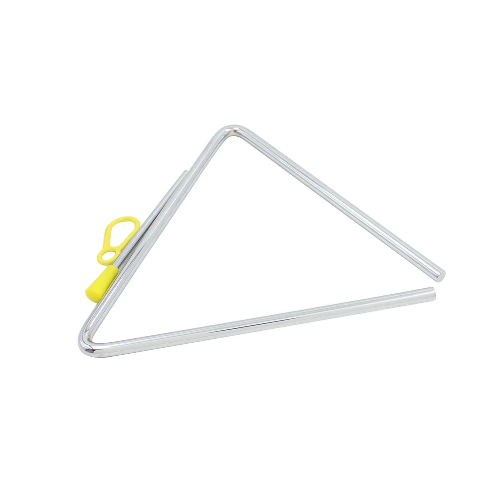 6/7/8 Inch Triangle Iron Music Orff Percussion Instrument Band Early Educational Children Triangle Rhythm Drumsticks