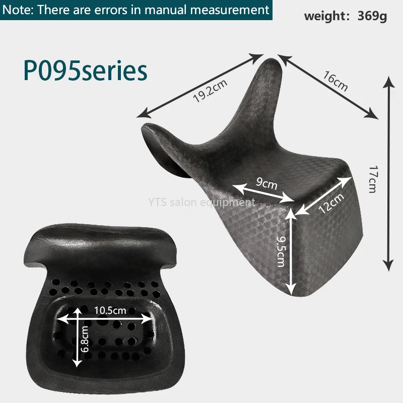 high quality PVC material pillow shampoo bed ceramic sink shampoo unit basin neck rest