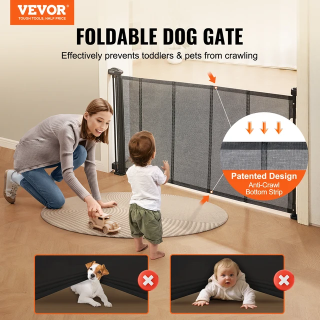 Retractable Mesh Baby & Pet Gate 2