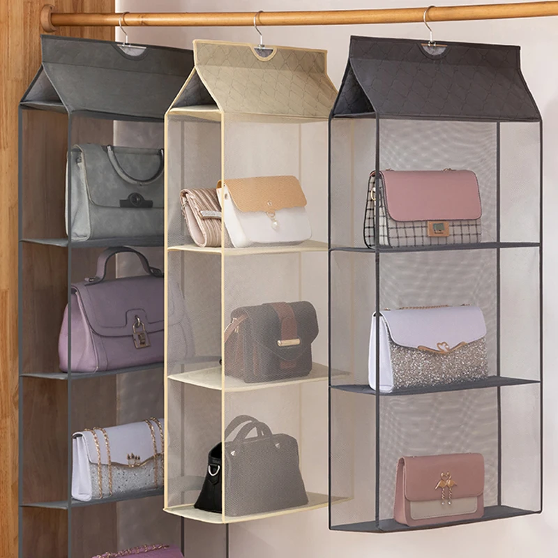 Bag Storage Organizer Handbags Closet - Organizer Closet Transparent Bag  Storage - Aliexpress