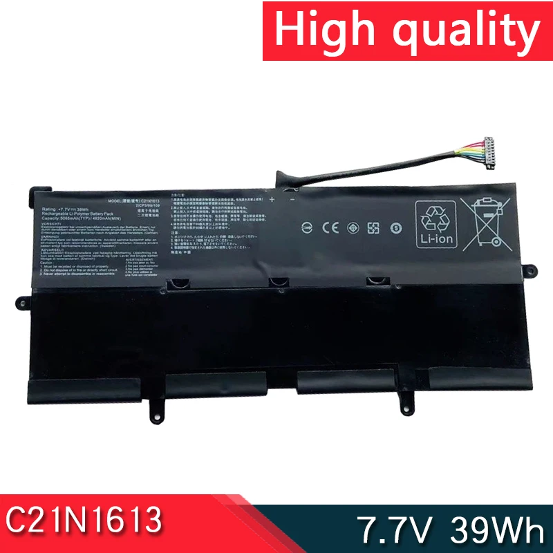 

NEW C21N1613 7.7V 39Wh Battery For ASUS Chromebook Flip C302 C302C C302CA GU003 GU005 C302CA-DH54 C302CA-DH75 C302CA-DHM3