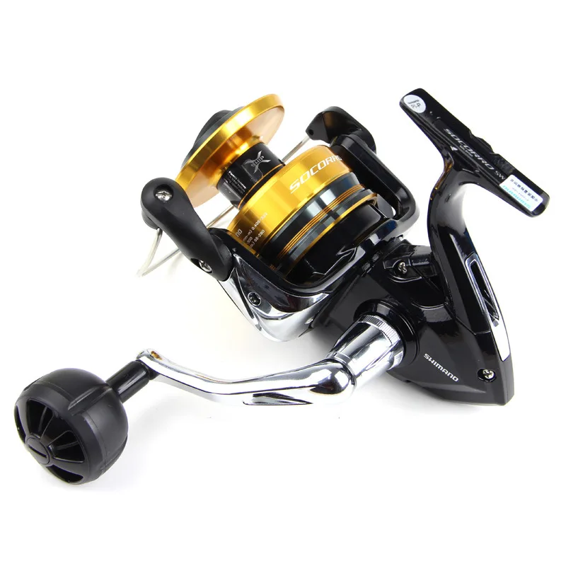 2016 Original Shimano SOCORRO SW 5000-10000 Big Sea Fishing Reel 4+1BB  4.9:1 X-Ship Saltwater Trolling Spinning Reel Fishing - AliExpress