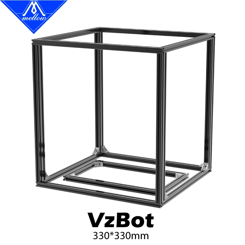 Mellow Custom VzBoT 330 3D Printer Frame Kit European Standard Frame  Profile Kit Pre drilled Threaded Holes Easy Installatio| | - AliExpress