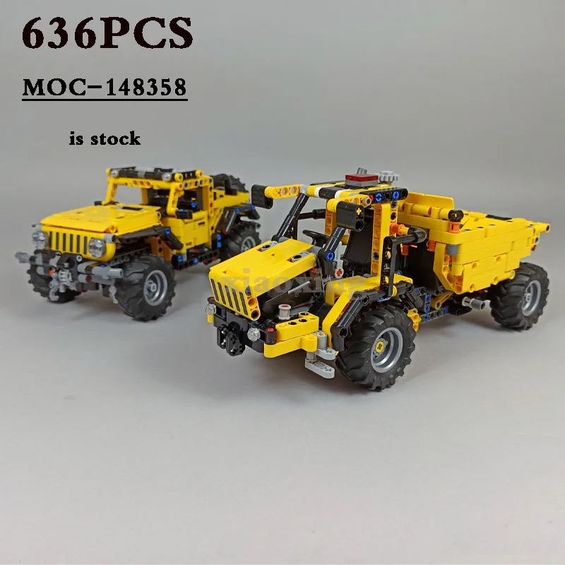 Moc-148358 42122 Autocarro Con Cassone Ribaltabile Articolato Modello Giocattolo Modulare Fun Truck 636 Pezzi Building Blocks Giocattoli Bambini Regal