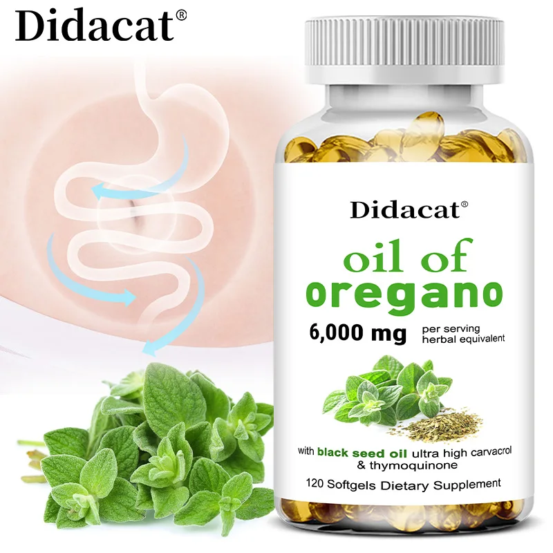 Oregano and Black Seed Oil Immune Support Capsules