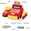 Simulation Supermarket Cash Register Game Toy Electronic Pretend Play House Toys Lighting And Sound Effects Toy for Kid Birthday 5