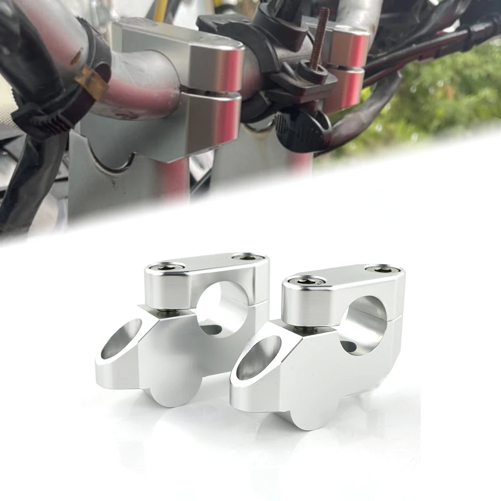 Offset Back Moved Handlebar Risers 22mm 7/8" For SUZUKI SV650 GSX-S750 ...