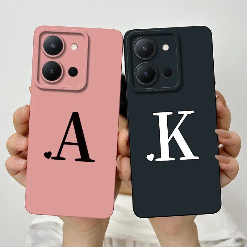 Cute Letters Square Shockproof Back Cover s - Stylish and Durable Phone Case