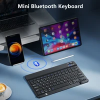 Bluetooth Wireless Keyboard Mouse Rechargeable For IOS Android Windows Tablet For iPad Air Mini Pro English Russian Keyboard - Image 2