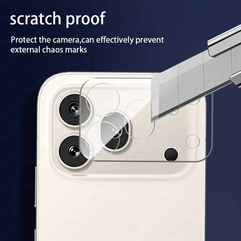 5-Pack Full Coverage 3D Camera Lens Protector Glass