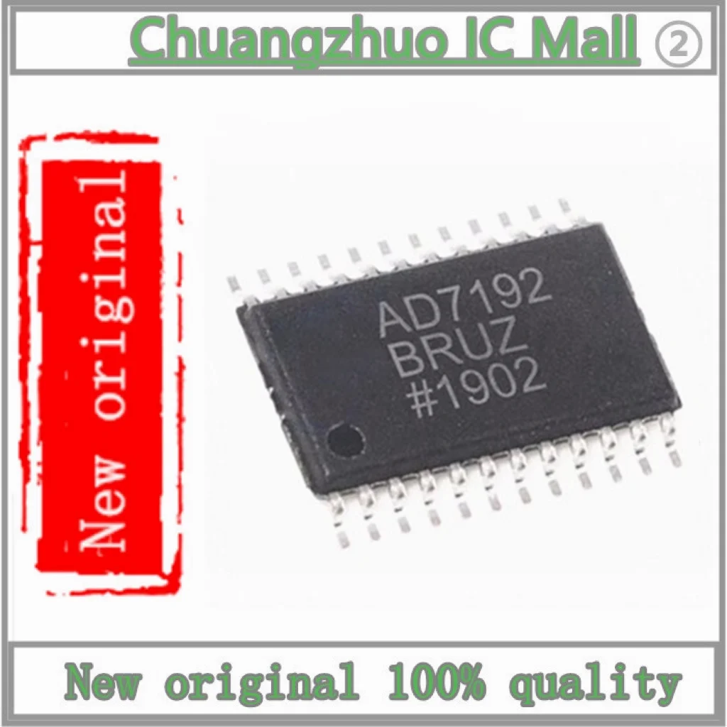 

1PCS/lot New original AD7192BRUZ-REEL AD7192BRUZ 3V~5.25V 24 TSSOP-24 Analog To Digital Converters (ADCs) ROHS