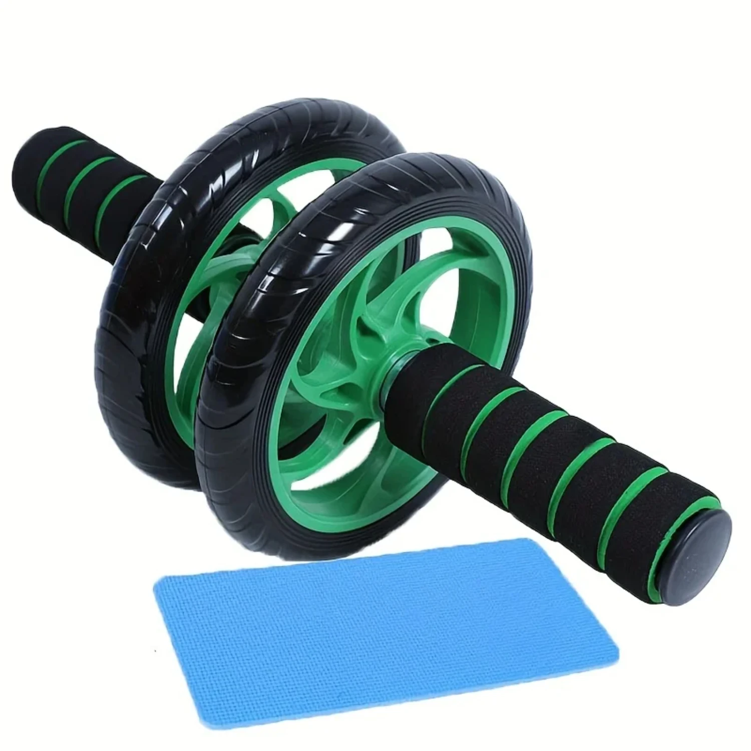 Abdominal Muscle Wheel Double Wheel Healthy Abdominal Slimming Belly Men's and Women's Fitness Equipment Silent Roller