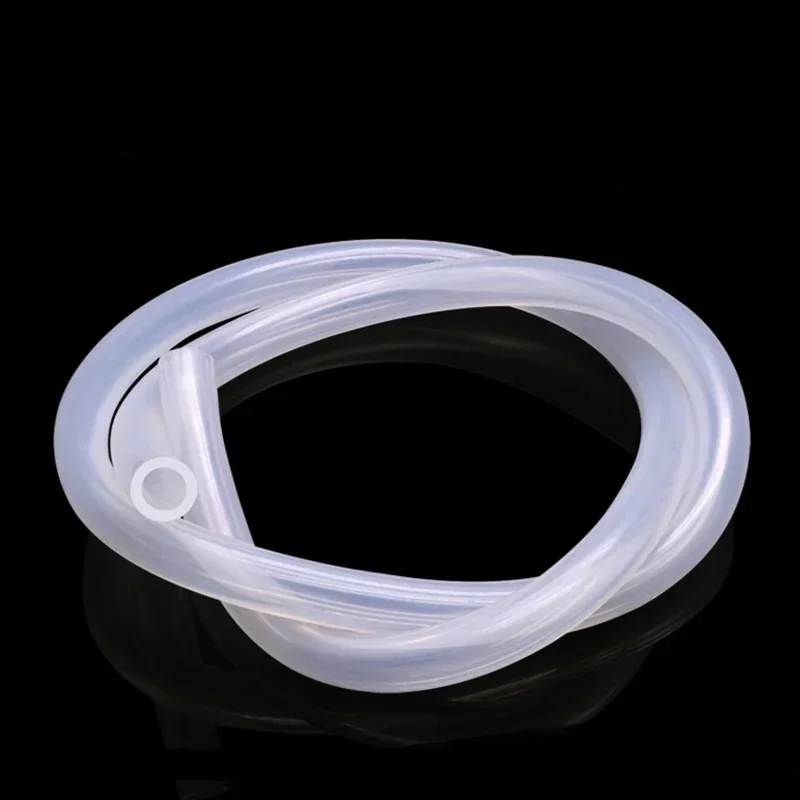 1M Peristaltic Pump Tube ID 0.8 1 1.6 2.4 3.2 4.8 6.4 7.9 9.6 12.7mm Soft Silicone Hose Flexible Food Grade Nontoxic Transparent