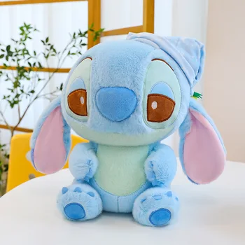 80cm Super Big Size Disney Stitch Plush Toy Doll Anime Cartoon Stuffed Doll Children Comfort Kawaii Pillow Kids Birthday Gift